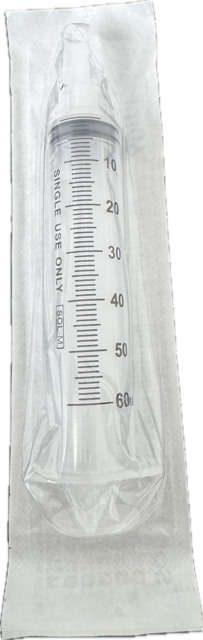60ML SINGLE USE SYRINGE